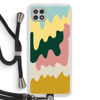 Baar B: Samsung Galaxy A22 4G Transparant Hoesje met koord