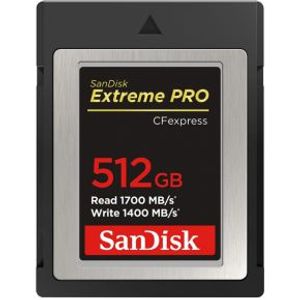 SanDisk Extreme PRO 512GB CFexpress Geheugenkaart