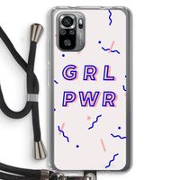 GRL PWR: Xiaomi Redmi Note 10S Transparant Hoesje met koord