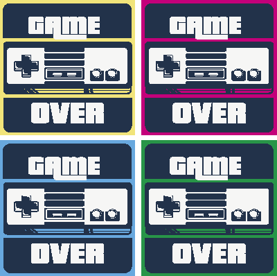 Onderzetters Game Over
