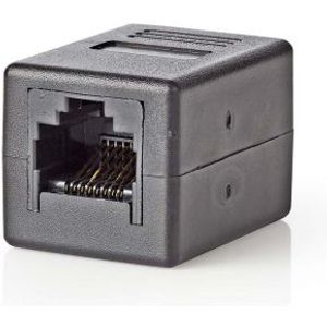 CAT6-Netwerkadapter | RJ45 (8P8C) Female - RJ45 (8P8C) Female | Zwart [CCGB89010BK]