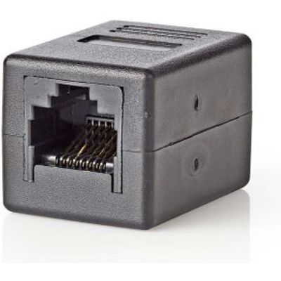 CAT6-Netwerkadapter | RJ45 (8P8C) Female - RJ45 (8P8C) Female | Zwart [CCGB89010BK]
