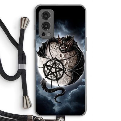Volle maan: OnePlus Nord 2 5G Transparant Hoesje met koord