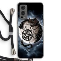 Volle maan: OnePlus Nord 2 5G Transparant Hoesje met koord