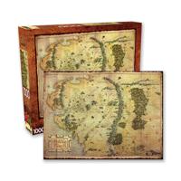 The Hobbit Jigsaw Puzzle Map (1000 pieces) - thumbnail