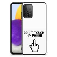 Samsung Galaxy A72 (5G/4G) | Telefoon Hoesje | Finger Don't Touch My Phone Samsung Galaxy A72 (5G/4G) | Telefoon Hoesje | Finger Don't Touch My Phone