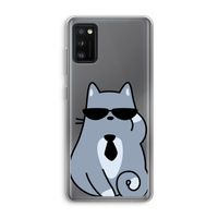 Cool cat: Samsung Galaxy A41 Transparant Hoesje