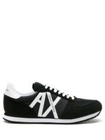 Armani Exchange baskets à patch logo - Noir - thumbnail