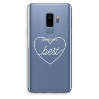 Best heart pastel: Samsung Galaxy S9 Plus Transparant Hoesje - thumbnail