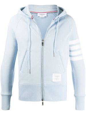 Thom Browne hoodie à 4 bandes signature - Bleu