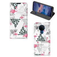 Nokia 5.4 | Hoesje maken | Flamingo Triangle