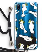 Papegaai: Huawei P20 Lite Transparant Hoesje met koord