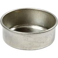 Creativ Company Kaarsenhouders, h: 15 mm, d 44 mm, 12 stuk/ 1 doos