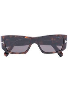 TOM FORD Eyewear lunettes de soleil à monture carrée - Marron