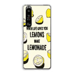 Lemonade: Sony Xperia 1 III Transparant Hoesje