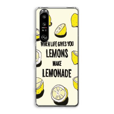 Lemonade: Sony Xperia 1 III Transparant Hoesje