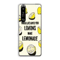 Lemonade: Sony Xperia 1 III Transparant Hoesje