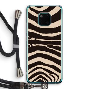 Arizona Zebra: Huawei Mate 20 Pro Transparant Hoesje met koord