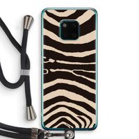 Arizona Zebra: Huawei Mate 20 Pro Transparant Hoesje met koord