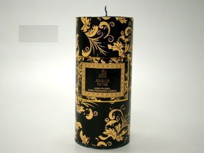 Geurkaars amber noir