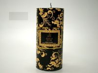Geurkaars amber noir