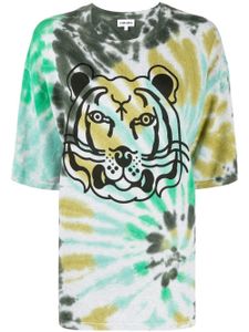 Kenzo t-shirt à imprimé tie dye - Vert