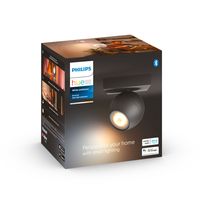 Philips Hue BUCKRAM Opbouwspot GU10 1x5W Zwart - thumbnail