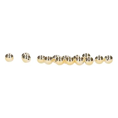 45x stuks gouden ronde hobby kralen 8 mm