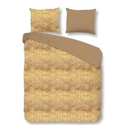 Descanso dekbedovertrek Kira - zand - 240x200/220 cm