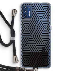 Magic pattern: Motorola Moto G9 Plus Transparant Hoesje met koord