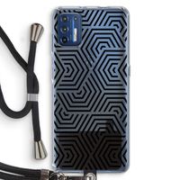 Magic pattern: Motorola Moto G9 Plus Transparant Hoesje met koord