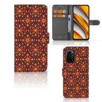Poco F3 | Xiaomi Mi 11i Telefoon Hoesje Batik Brown Poco F3 | Xiaomi Mi 11i Telefoon Hoesje Batik Brown