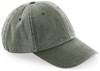 Beechfield CB655 Low Profile Vintage Cap - Vintage Olive - One Size