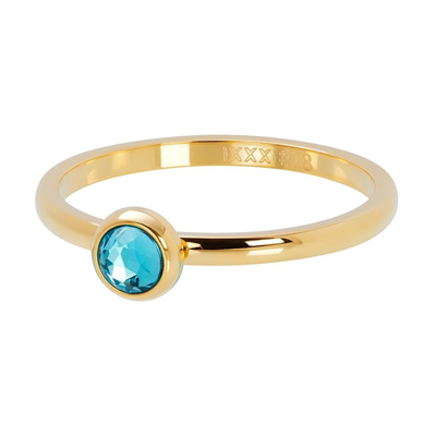 iXXXi Vulring 1 Zirconia Water Blue Goud