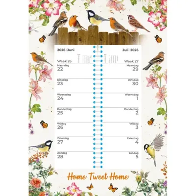 Birds Weekomleg Kalender 2026