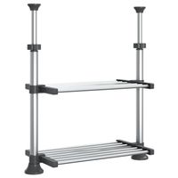 The Living Store Keukenschap - Trendy - Keukenrek - 50 x 25 x (50-70) cm - Stevig aluminium frame