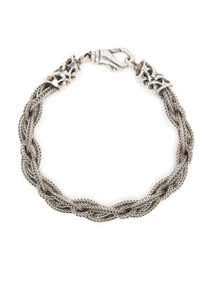 Emanuele Bicocchi collier à design tressé - Argent