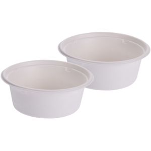 64x Duurzame, gerecyclede kommetjes/schaaltjes 13 cm