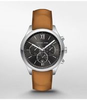 Horlogeband Michael Kors MK8701 Leder Bruin 20mm - thumbnail