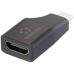 Renkforce RF-6418168 USB-C / HDMI Adapter [1x USB-C stekker - 1x HDMI-bus] Zwart