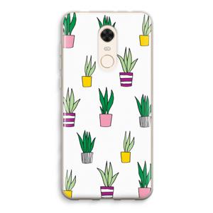 Sanseveria: Xiaomi Redmi 5 Transparant Hoesje