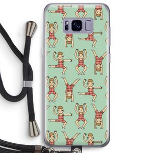 Gymboys: Samsung Galaxy S8 Plus Transparant Hoesje met koord
