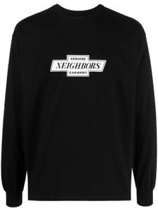 Neighborhood sweat à logo imprimé - Noir