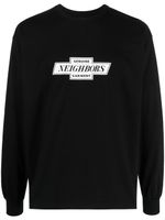 Neighborhood sweat à logo imprimé - Noir - thumbnail