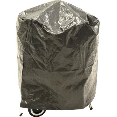 Leslie Living Barbecue beschermhoes - rond - 65 x 70 cm - bbq bescherm hoes - grijs