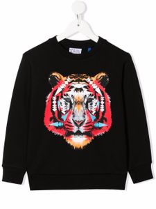 Marcelo Burlon County Of Milan Kids sweat à motif tigre - Noir