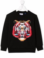 Marcelo Burlon County Of Milan Kids sweat à motif tigre - Noir