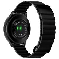 Samsung Galaxy Watch 6 Magnetische Leren Band - Zwart Samsung Galaxy Watch 6 Magnetische Leren Band - Zwart