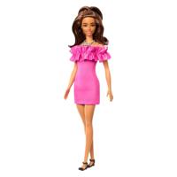 Mattel Fashionistas pop #217 met bruin golvend haar en ro