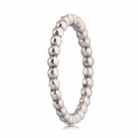 Vrouwen Fashion Charms kralen ring sieraden metalen kleur: 925 zilver (52mm)